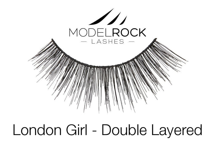 Model Rock Double Layered Lashes - London Girl