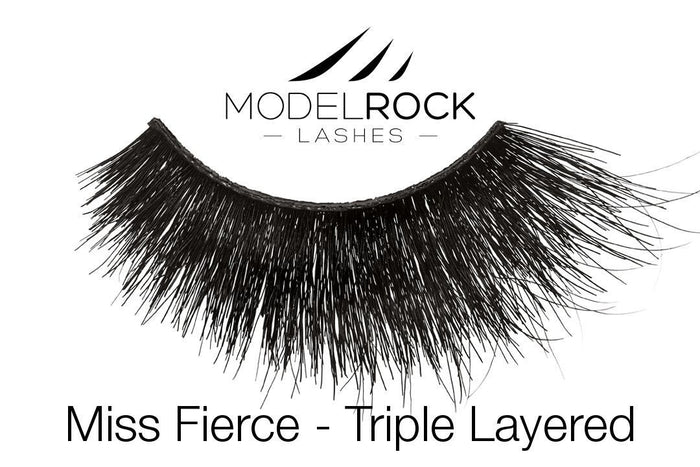 Model Rock Triple Layered Lashes - Miss Fierce