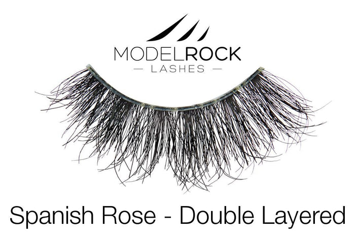 Model Rock Double Layered Lashes - Spanish Rose