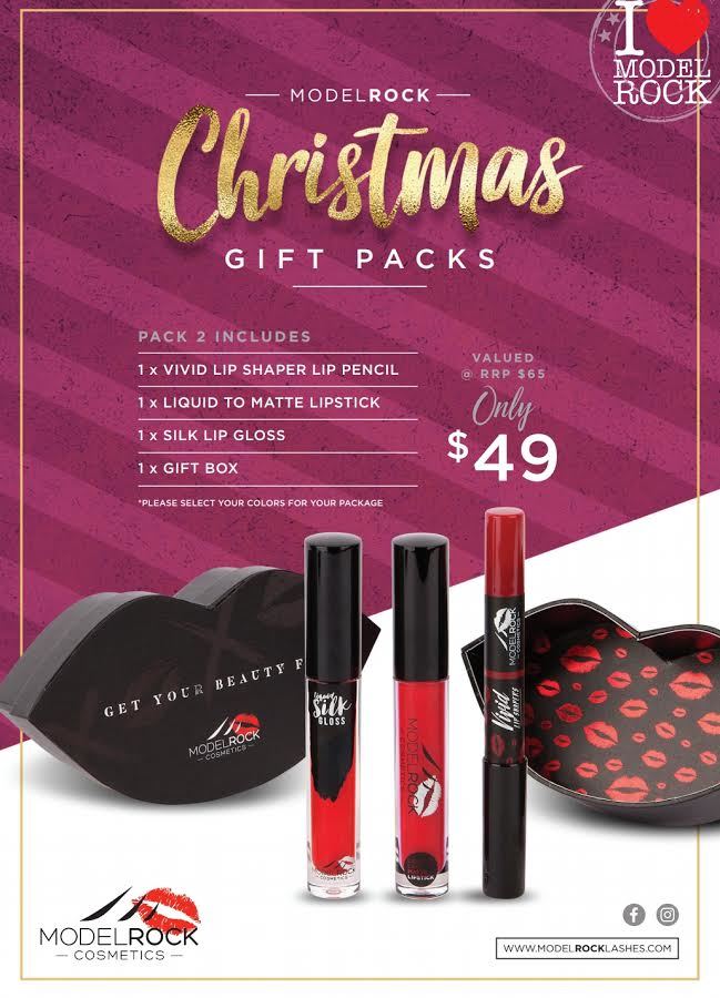 Modelrock Christmas Pack #2 - Any 3 Lipsticks