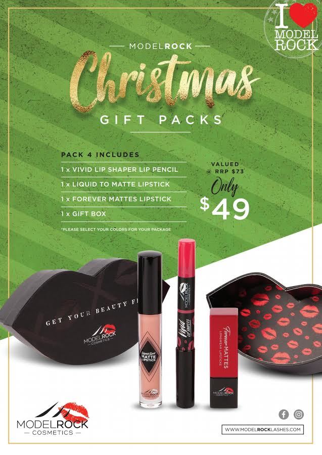 Modelrock Christmas Pack #4 - Any 3 Lipsticks
