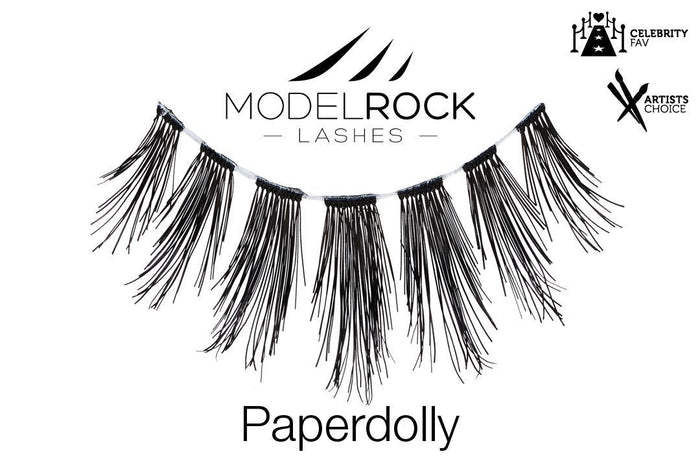 Model Rock Lashes - Paper Dolly